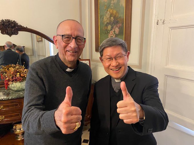 Els Cardenals Omella i Tagle