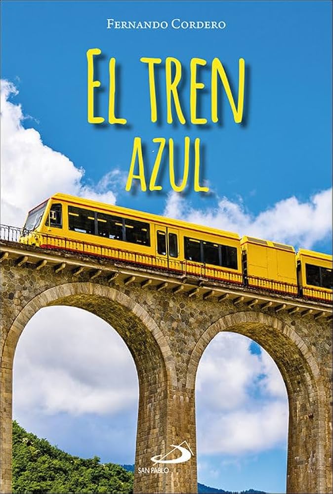 Portada del llibre «El tren azul»