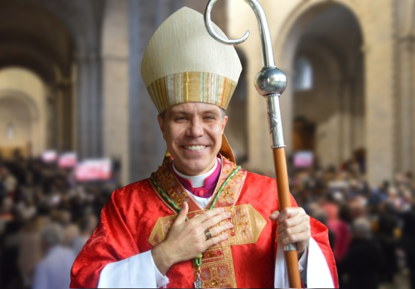 Josep-Lluís Serrano el dia de la seva ordenació com a bisbe d'Urgell