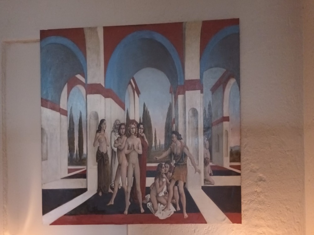 El llenç retrobat de Ricard Ferrer, al domicili de Neus Artigas