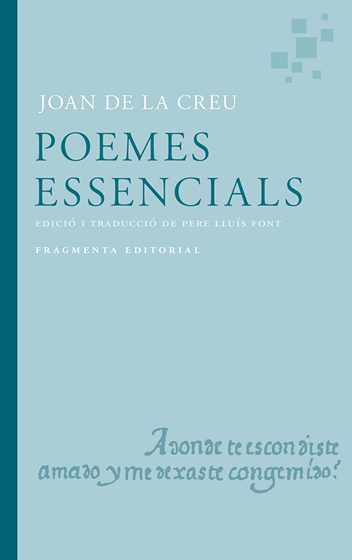 «Poemes essencials» de Joan de la Creu