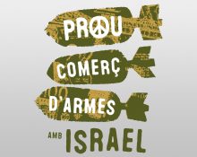 Cartell contra la venda d'armament a Israel