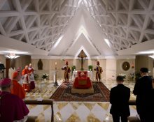 Ritu de constatació de la mort del papa Francesc
