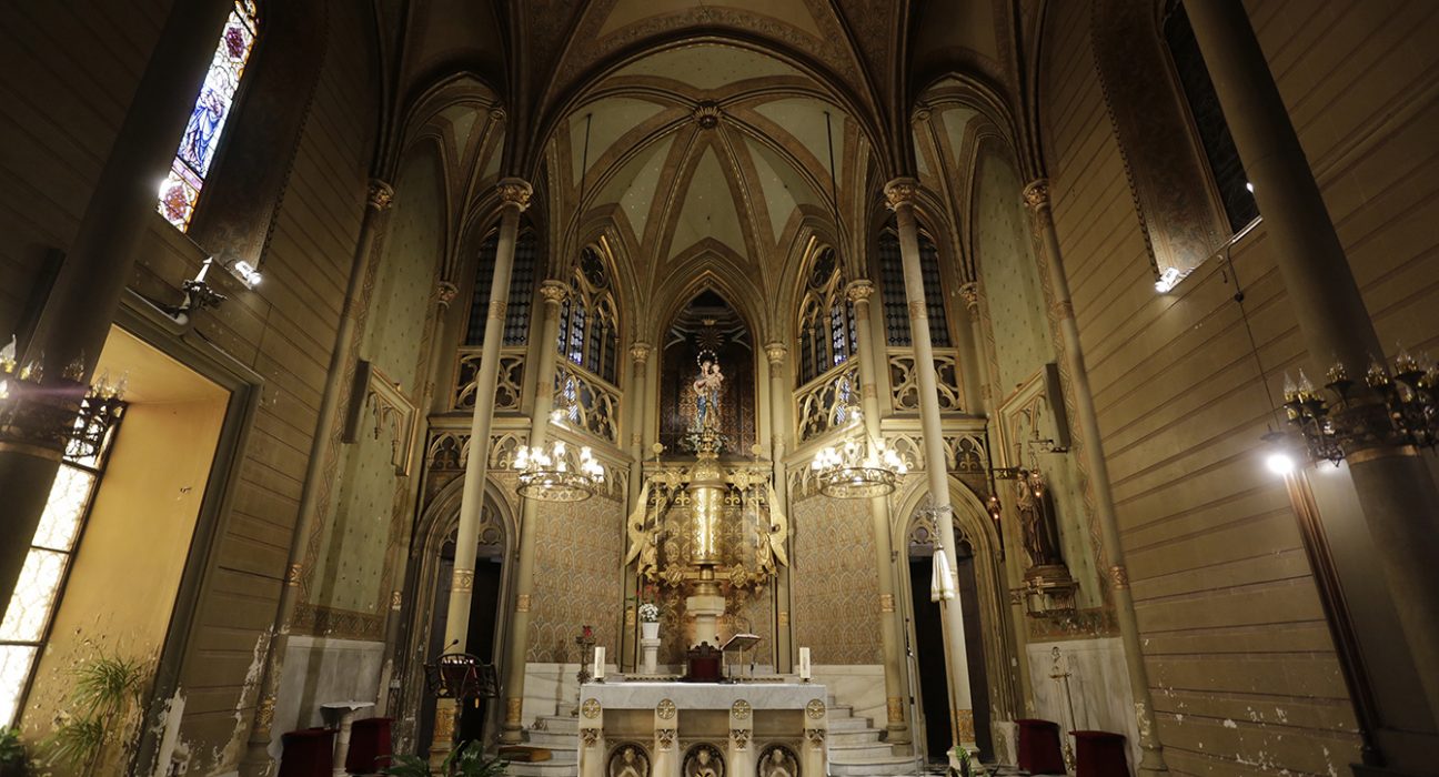 Altar de la capella del Santuari de Nostra Senyora del Sagrat Cor de Tarragona